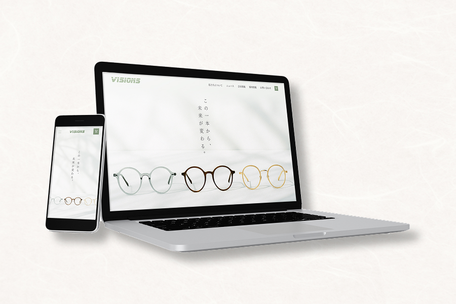 【HP】メガネ会社コーポレートサイト
